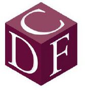 The burgundy cube logo of the Cultural Diversity Foundation