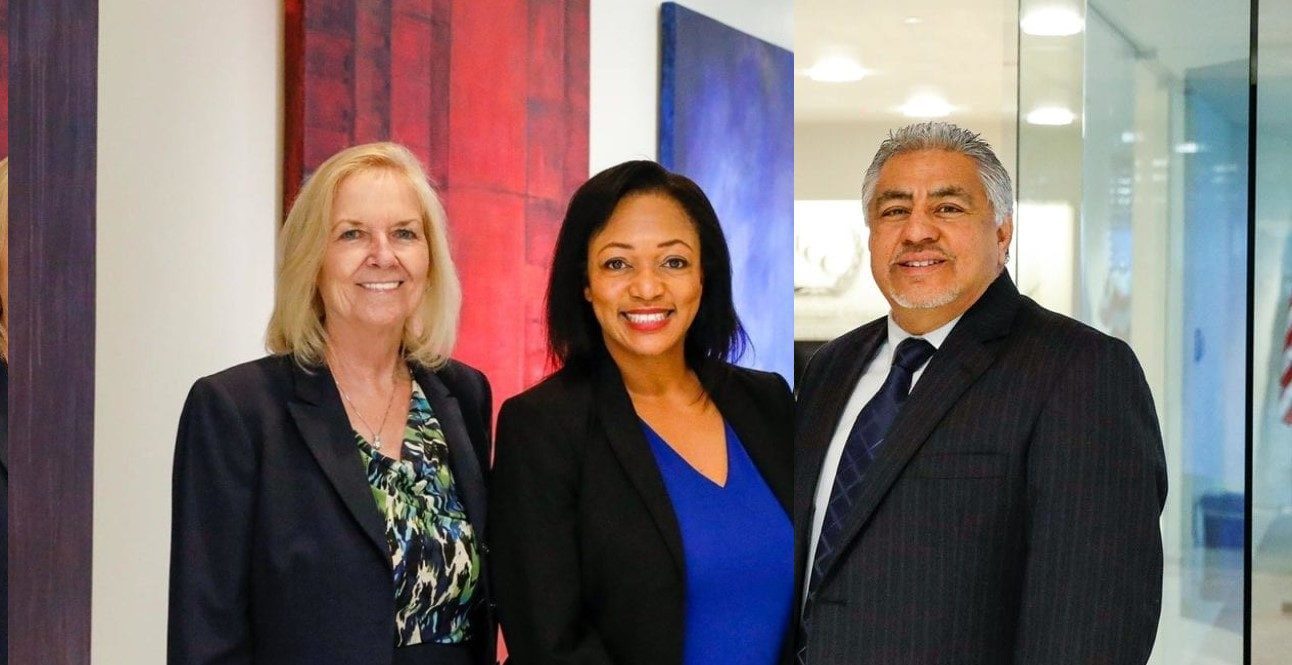 Investment Counsel Company Client Services Managers Debbie Ahern, Sandra Butler and Jose Cruz